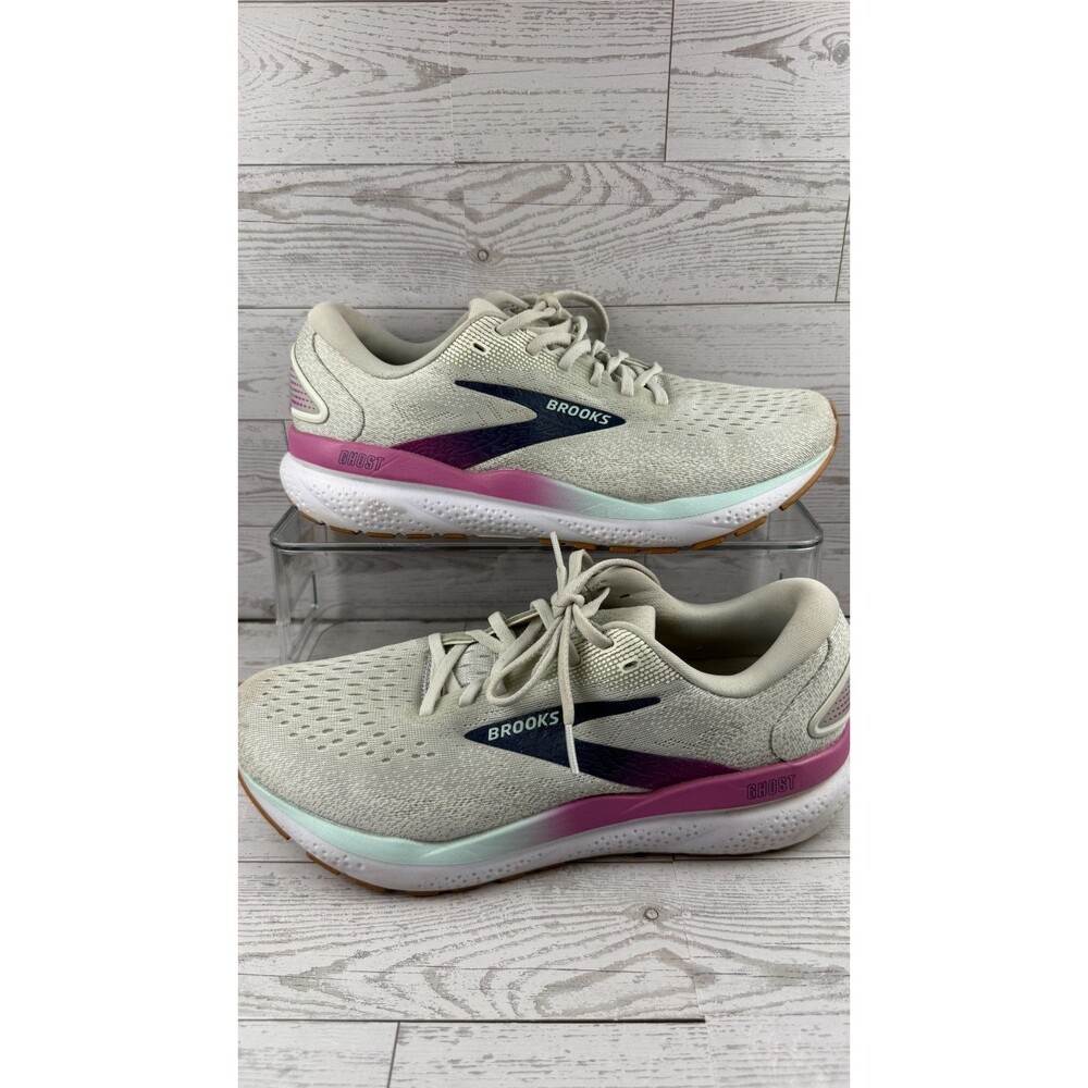 Brooks Ghost 16 120407-1B-175 Gray 10.5B Womens Sneakers Running Shoes #533